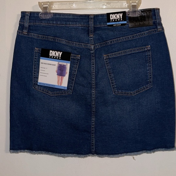 🌹NWT:DKNY JEANS MIDI SKIRT - Picture 2 of 4